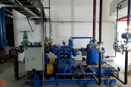 肯富來液環(huán)泵機組在保定垃圾發(fā)電廠使用現(xiàn)場